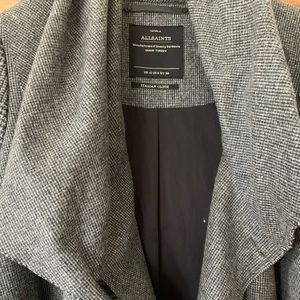 All Saints Asymmetric Coat